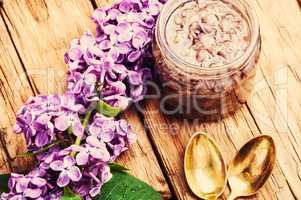 Healing lilac flower jam