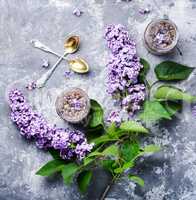 Healing lilac flower jam
