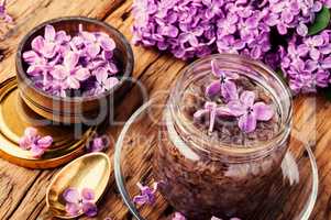 Healing lilac flower jam