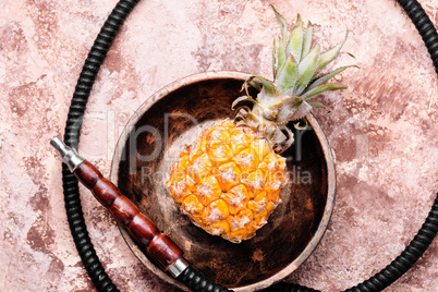 Oriental shisha with pineapple