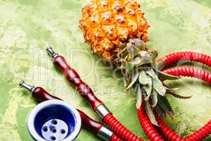 Oriental shisha with pineapple