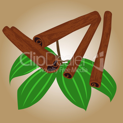 cinnamon sticks spice icon isolated