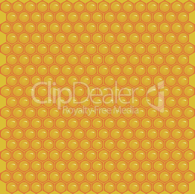 Honeycomb texture. Vector background