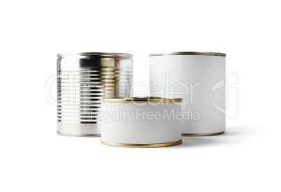 Isolated tin cans