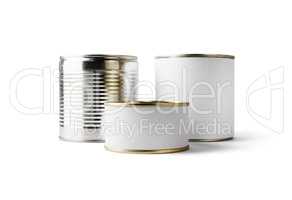 Isolated tin cans