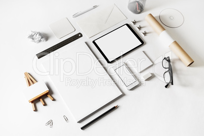 Blank corporate identity