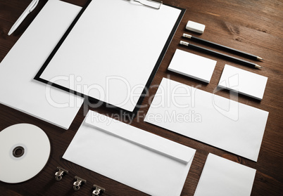 Blank business stationery