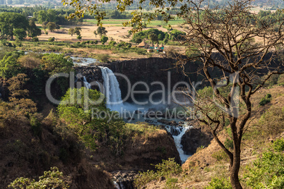 Landscape view near the Blue Nile falls, Tis-Isat Falls Ethiopia, Eastern Africa