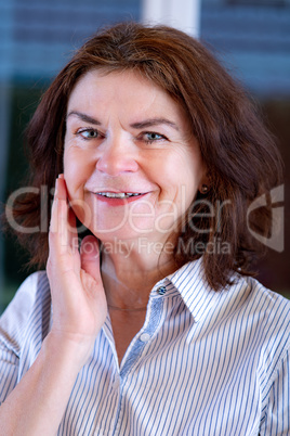 Portrait of a middle-aged woman