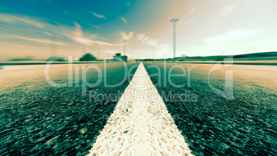 Road and speed background