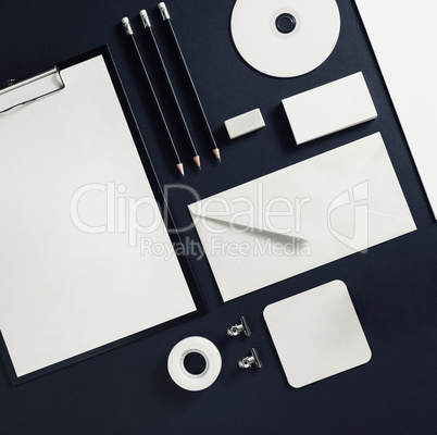 Blank stationery template