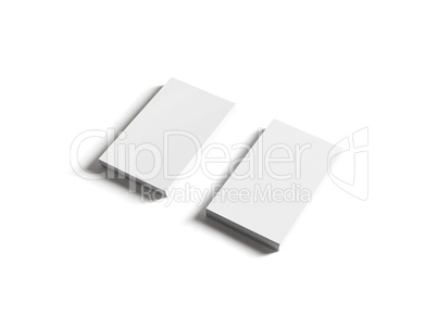 Blank business cards