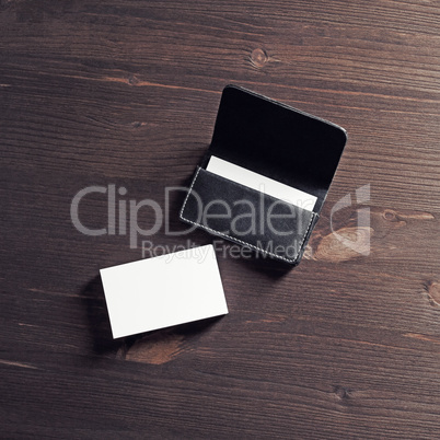 Blank business cards