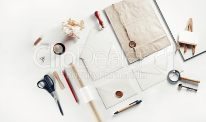 Blank vintage stationery