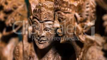 Asian statue close up