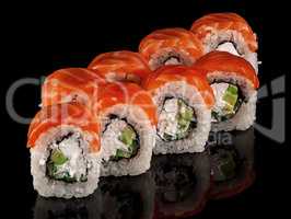 Several sushi rolls Philadelphia