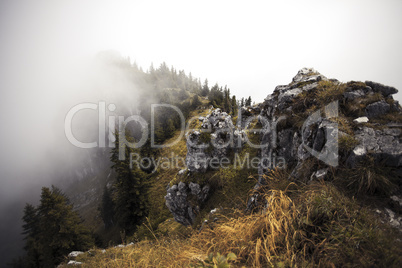 Mountain Breitenstein in autumn