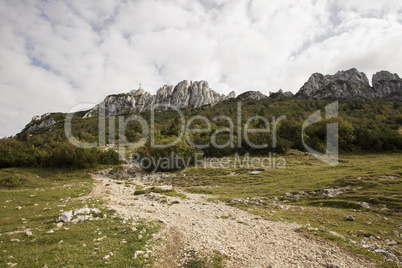 View from Kampenwand, mountain in Bavaria