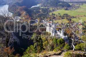 Neuschwanstein Castle, Bavaria, Germany.