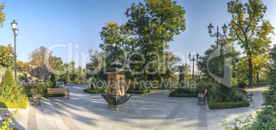 Istambul Park in Odessa, Ukraine at fall