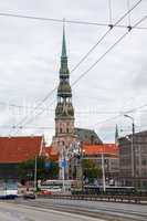 St. Peter's Church in city Riga.