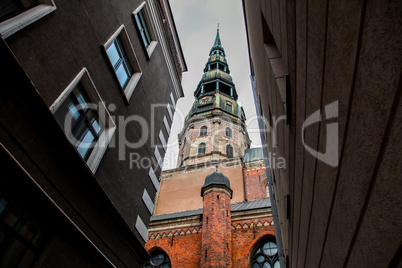 St. Peter's Church in riga town.