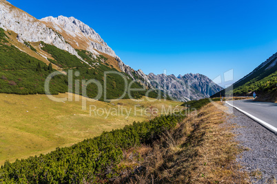 Hahntenjoch near Imst in Tirol Austria, Europe