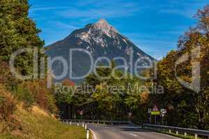The Imsterberg mountain near the town of Imst in Tirol, Austria, Europe