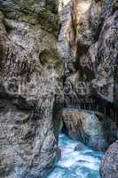 Hiking the Partnach Gorge in Garmisch-Partenkirchen, Bavaria, Germany