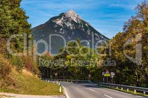 The Imsterberg mountain near the town of Imst in Tirol, Austria, Europe
