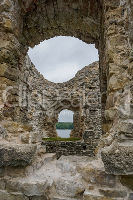 The ruins of the medieval castle of Koknese