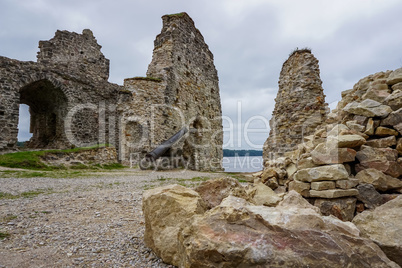 The ruins of the medieval castle of Koknese