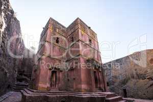 Lalibela, Ethiopia. Famous Rock-Hewn Church of Saint George - Bete Giyorgis