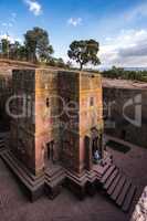 Lalibela, Ethiopia. Famous Rock-Hewn Church of Saint George - Bete Giyorgis