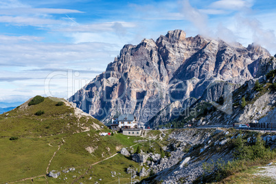 Dolomites Mountains, Passo Valparola, Cortina d'Ampezzo, Italy