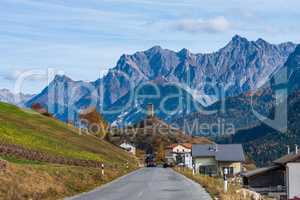 The village of Ardez, Graubunden in Switzerland