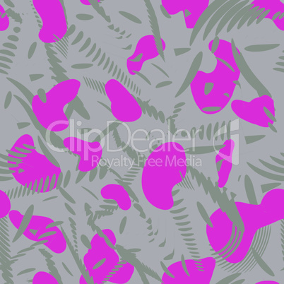 Abstract stylish modern texture with splatter. Artistic drawn background. Seamless pattern with abstract painted shapes.