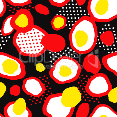 Abstact seamless pattern. Dotted texture. Dot ornament