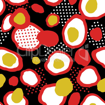 Abstact seamless pattern. Dotted texture. Dot ornament