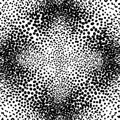 Abstact seamless pattern. Dotted noise textured background
