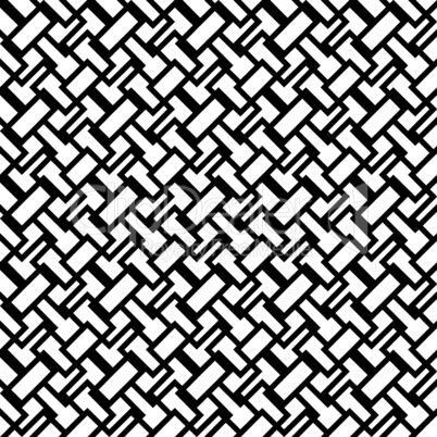 Abstact seamless pattern. Zig-zag line texture. Diagonal line black and white ornament.