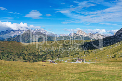 Italy Dolomites moutnain - Passo di Giau in South Tyrol