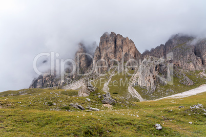 Lake Santa Caterina or Auronzo Lake in the province of Belluno, Italy