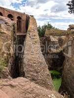 The Church of Gabriel-Rufael - Bete Gabriel-Rufael - in Lalibela, Ethiopia