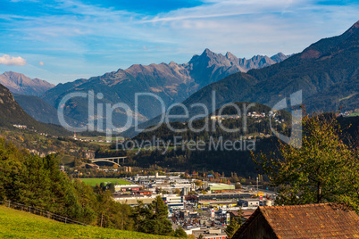 The Imsterberg mountain near the town of Imst in Tirol, Austria, Europe