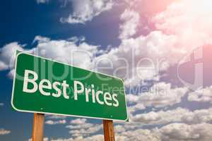 Best Prices Green Road Sign Aginst Sky