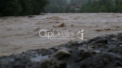 Hochwasser Tiroler Ache Chiemsee