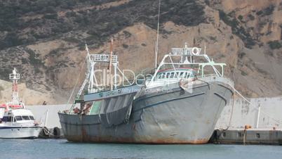 Großes Fischereiboot Kreta