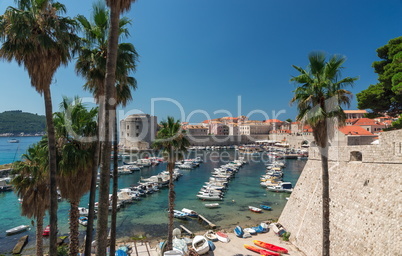 The Old Port in Dubrovnik,  Croatia