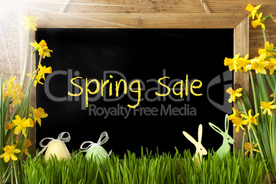 Sunny Narcissus, Easter Egg, Bunny, Text Spring Sale